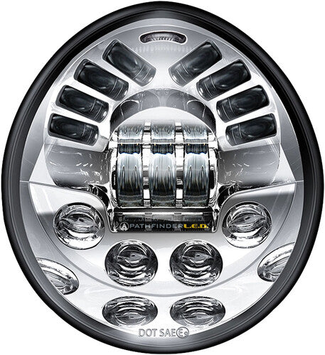 PATHFINDER V-ROD HEADLIGHT CHROME - V2VRDC