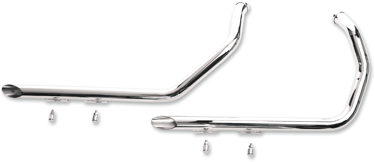 PAUGHCO 1-3/4" Dual Slash-Cut Drag Pipes - '04-'13 XL / 40" Long 1800-1023