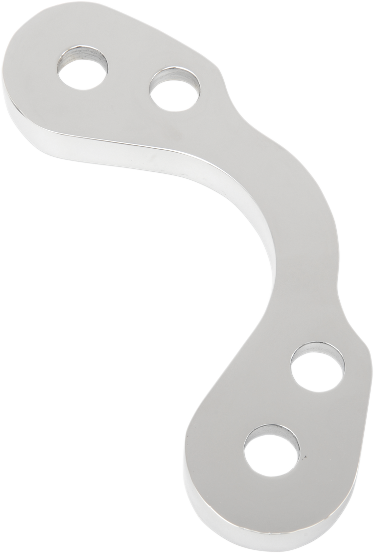 PAUGHCO Chrome Steel T-Bar Handlebar Clamp - Springer 0603-0168