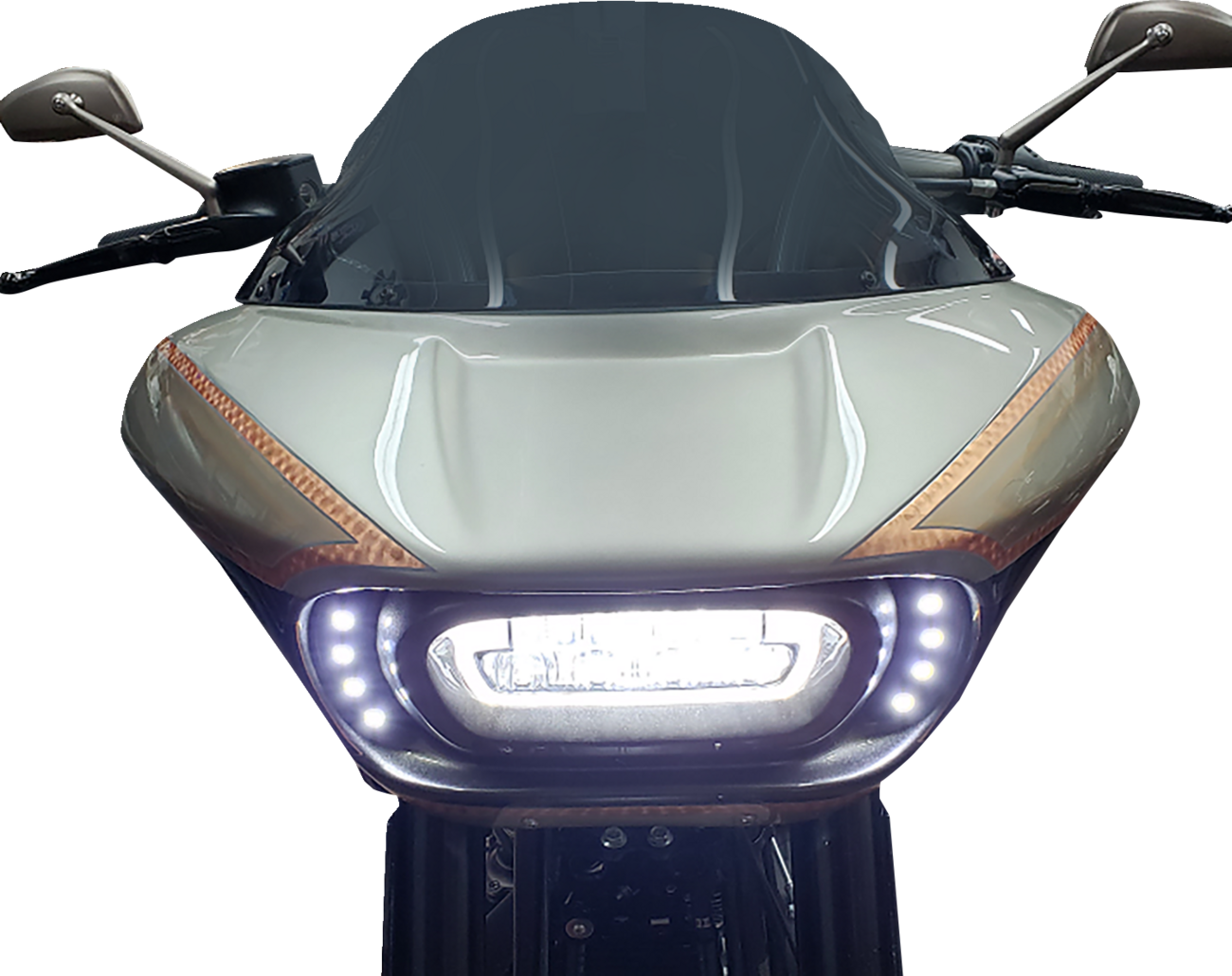 PAUL YAFFE BAGGER NATION Quad Pod Running Light - Quad Pod Running Light Kit / Fairing Mounted / Black 2020-2180
