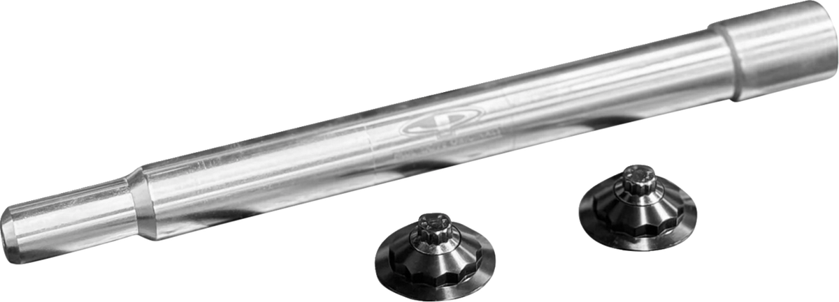PAUL YAFFE BAGGER NATION Y-Axle Custom Front Axle Kit with 12 Point Style Axle Cover