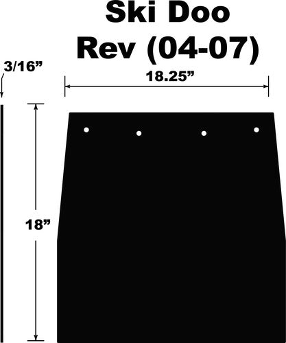 PDP Snow Flap - SF-REVPB