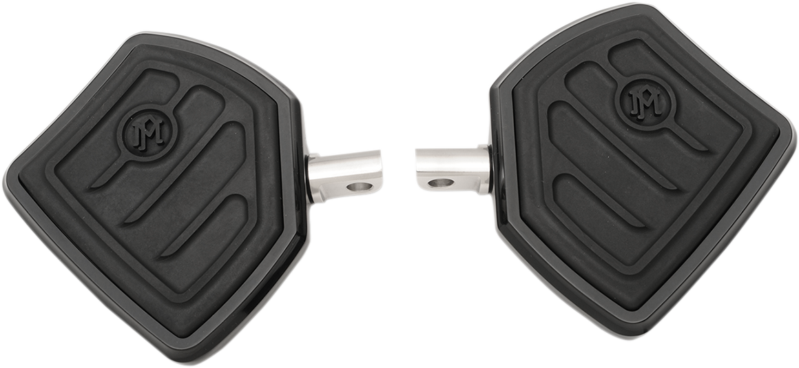 PERFORMANCE MACHINE (PM) Floorboards - Passenger Floorboards / Contoured / Black 1621-0831