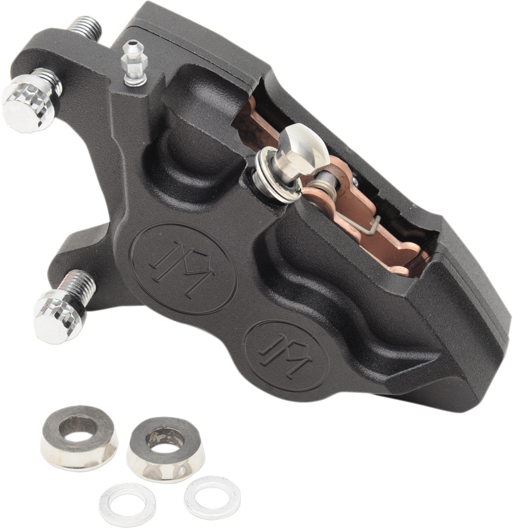 PERFORMANCE MACHINE (PM) Four-Piston Differential-Bore Caliper - 4-Piston Caliper / Front Left / Black Ops™ / 11.5" 1701-0475
