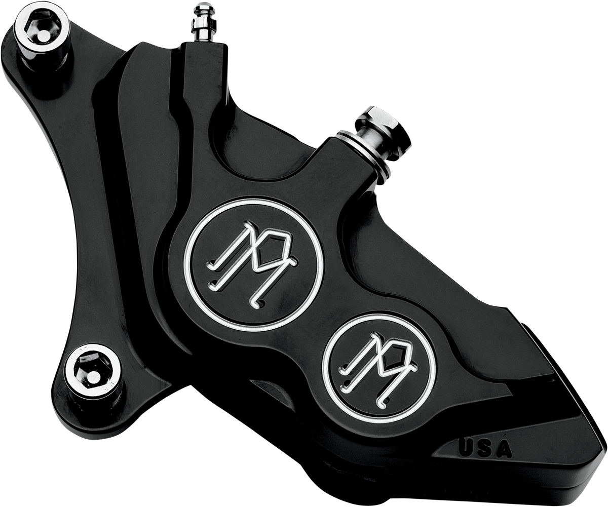 PERFORMANCE MACHINE (PM) Four-Piston Differential-Bore Caliper - 4-Piston Caliper / Front Left / Contrast Cut™ / 11.5" 1701-0311