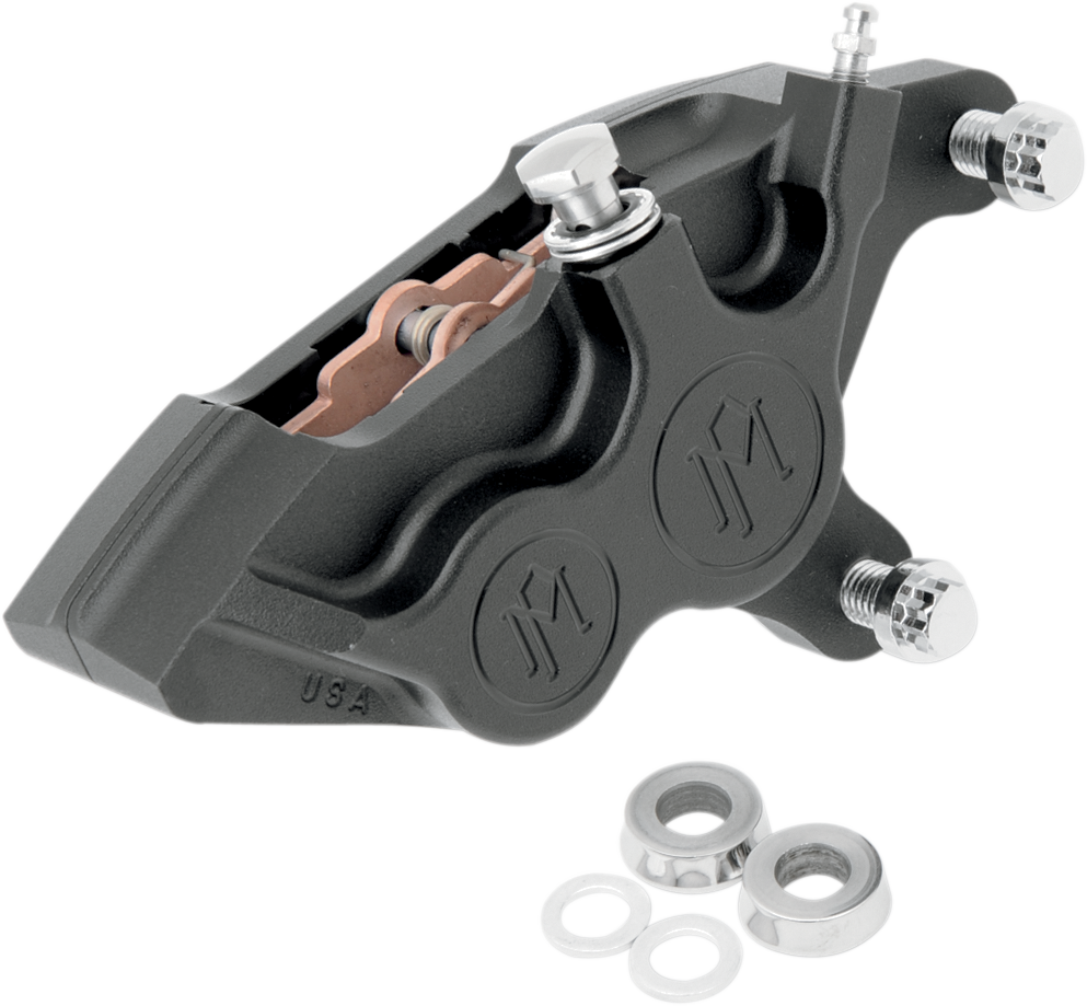 PERFORMANCE MACHINE (PM) Four-Piston Differential-Bore Caliper - 4-Piston Caliper / Front Right / Black Ops™ / 11.5" 1701-0476