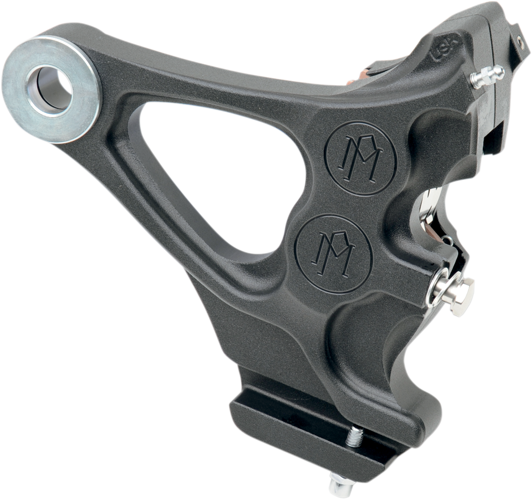 PERFORMANCE MACHINE (PM) Four-Piston Differential-Bore Caliper - 4-Piston Caliper / Rear / Black Ops™ / 84-99 Softail 1701-0457