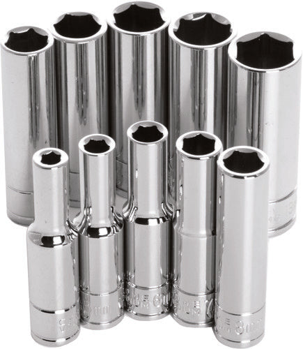PERFORMANCE TOOL 1/4" Metric Socket Set - W36400