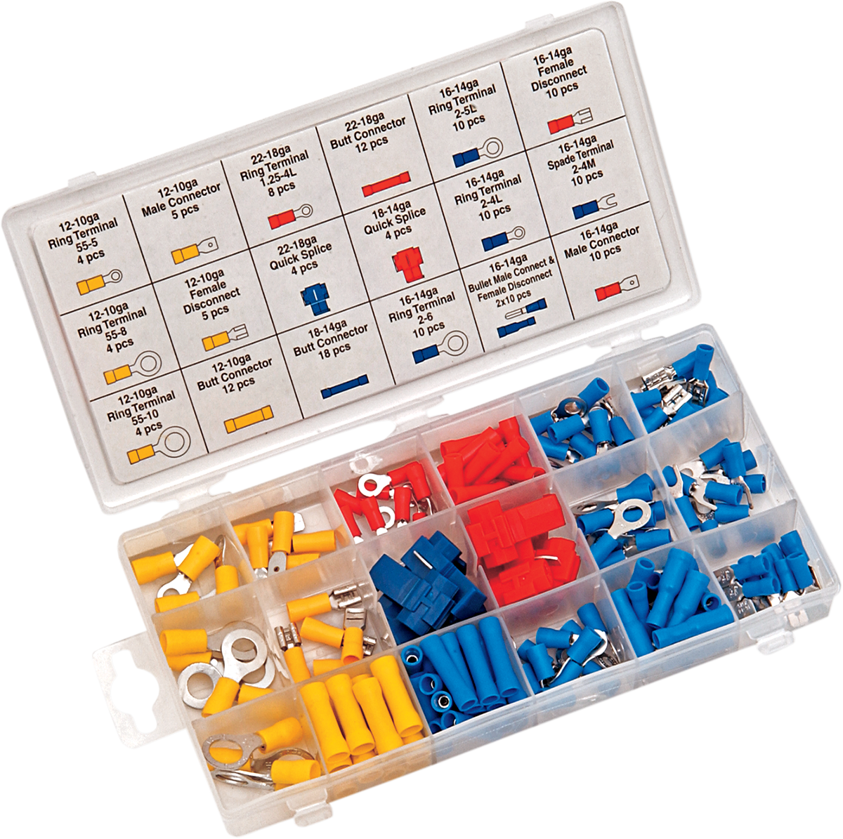 PERFORMANCE TOOL 160-Piece Wire Terminal Assortment - Wire Terminal Assortment / 160-Piece 2402-0090