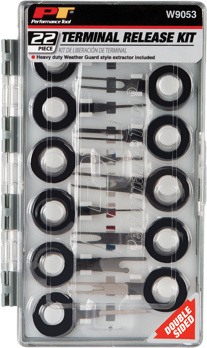 PERFORMANCE TOOL 22 Piece Terminal Release Kit - Extractor Kit / Terminal Release 3807-0553