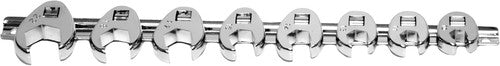 PERFORMANCE TOOL 3/8" Crow Foot Metric Wrench Set - W352