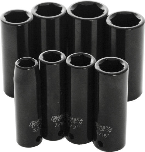 PERFORMANCE TOOL 3/8" SAE Impact Socket Set - M594DB