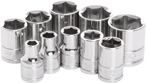PERFORMANCE TOOL 3/8" SAE Socket Set - W38002