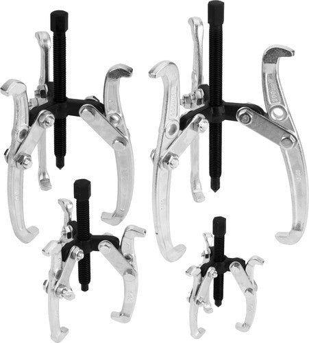 PERFORMANCE TOOL 4 Piece 3 Jaw Gear Puller Set - W134DB