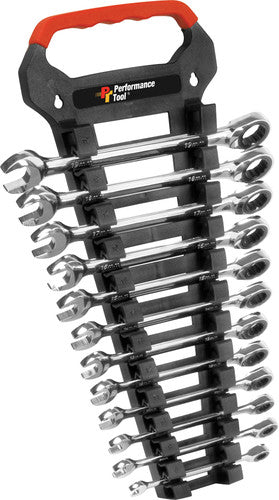 PERFORMANCE TOOL Metric Ratchet Wrench Set - W30642