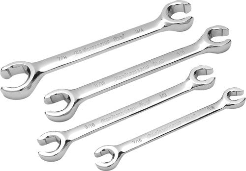 PERFORMANCE TOOL SAE Flare Nut Wrench Set - W30430