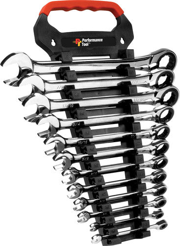 PERFORMANCE TOOL SAE Ratchet Wrench Set - W30641