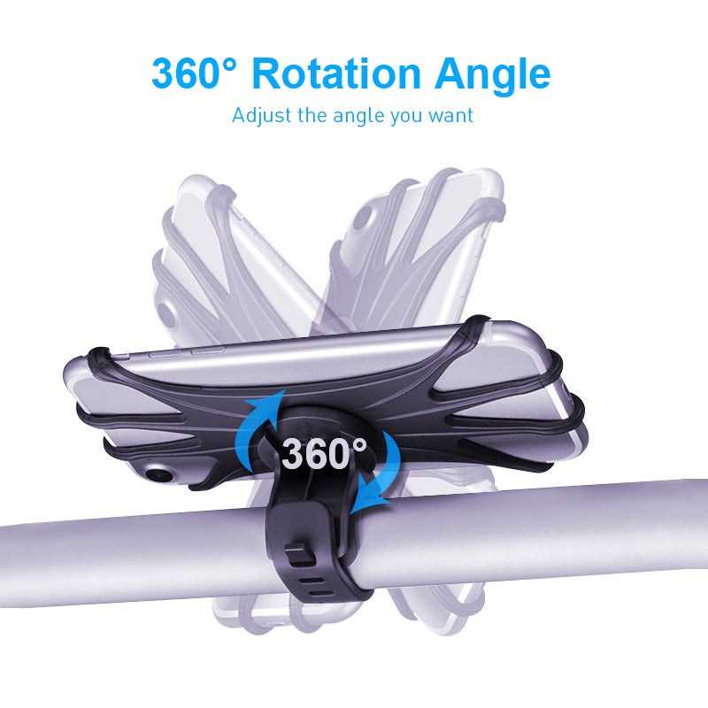 Bike Phone Mount Holder with 360 Degree Rotating