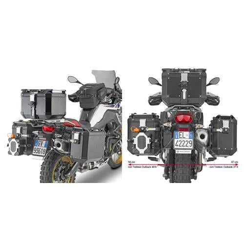 GIVI PL5127CAM Outback Sideframes for BMW F750GS, BMW F800GS, and BMW F850GS