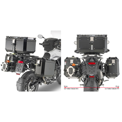 GIVI PLO6425CAM PL One-Fit Cam for Triumph Tiger 900 and Triumph Tiger Sport 850