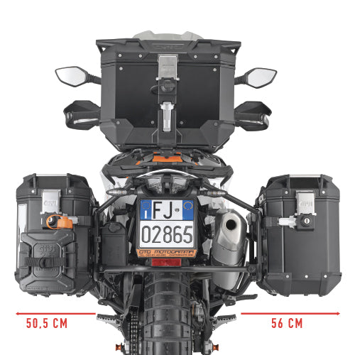 GIVI PLO7717CAM PL One-Fit Cam for KTM 790 Adventure, KTM 790 Adventure R, and KTM 890 Adventure