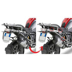 GIVI PLR5108 Rapid Release Sidecase Hardware for BMW R1200GS, BMW R1200GS Adventure, and BMW R1250GS