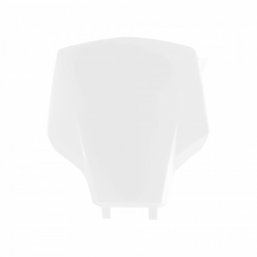 POLISPORT FRONT NUMBER PLATE WHITE - 8681600002