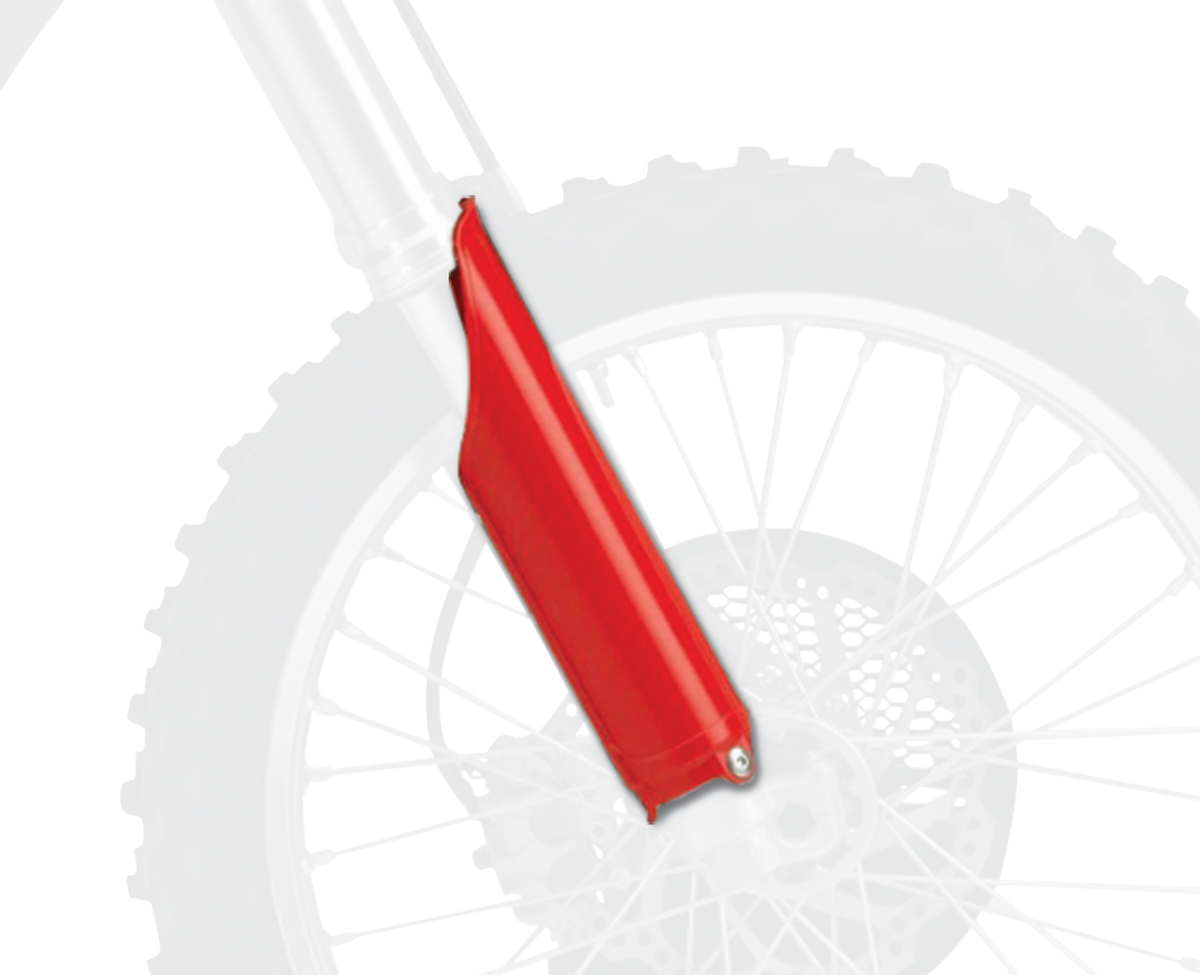 POLISPORT Fork Guard Cover - Red / Honda 0412-0478