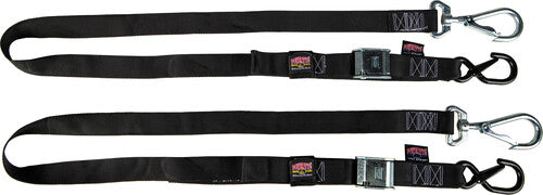 POWERTYE 1 1/2 in. Fat Straps w/ soft tie and swivel secure hook - 29622-SB