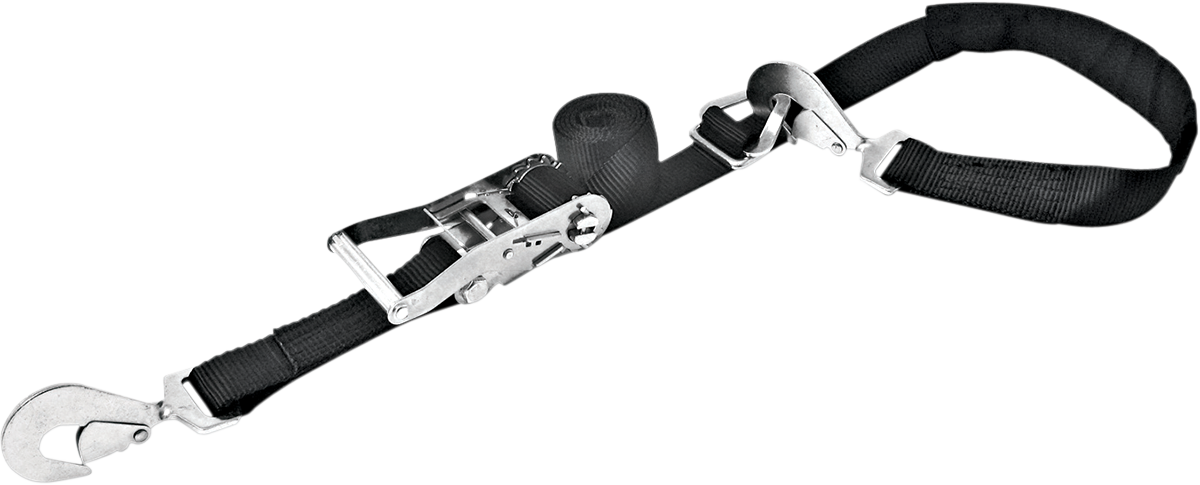 POWERTYE MFG. Axle Strap - Tie-Down Axle Strap / 2" / Black 3920-0176