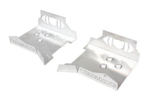 PRO ARMOR Rear A-Arm Armor Brushed Aluminum - P159024