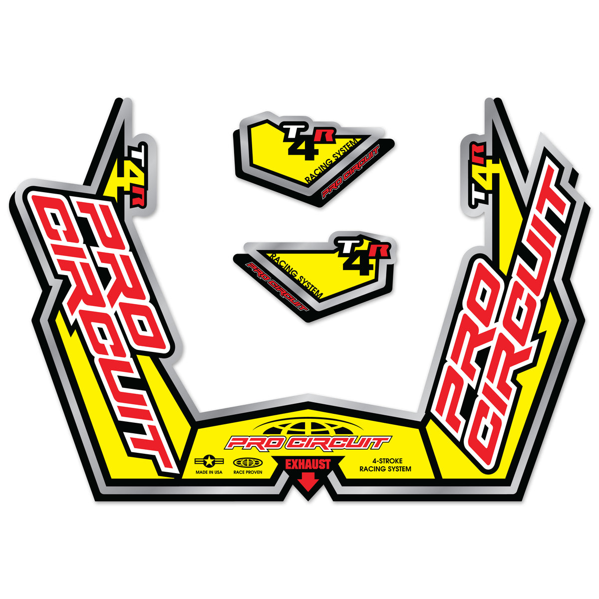 PRO CIRCUIT Muffler Sticker Kit - DC09T4GPR