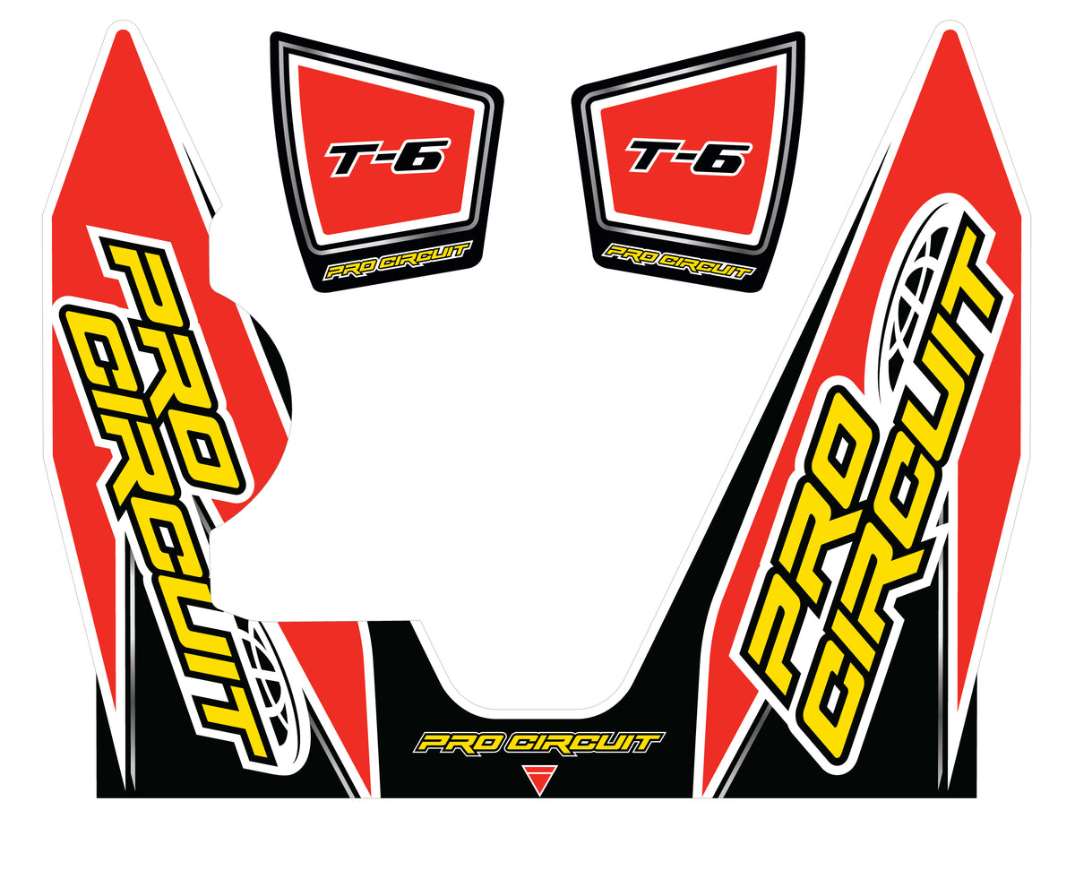 PRO CIRCUIT Muffler Sticker Kit - DC14T6-YZ450F