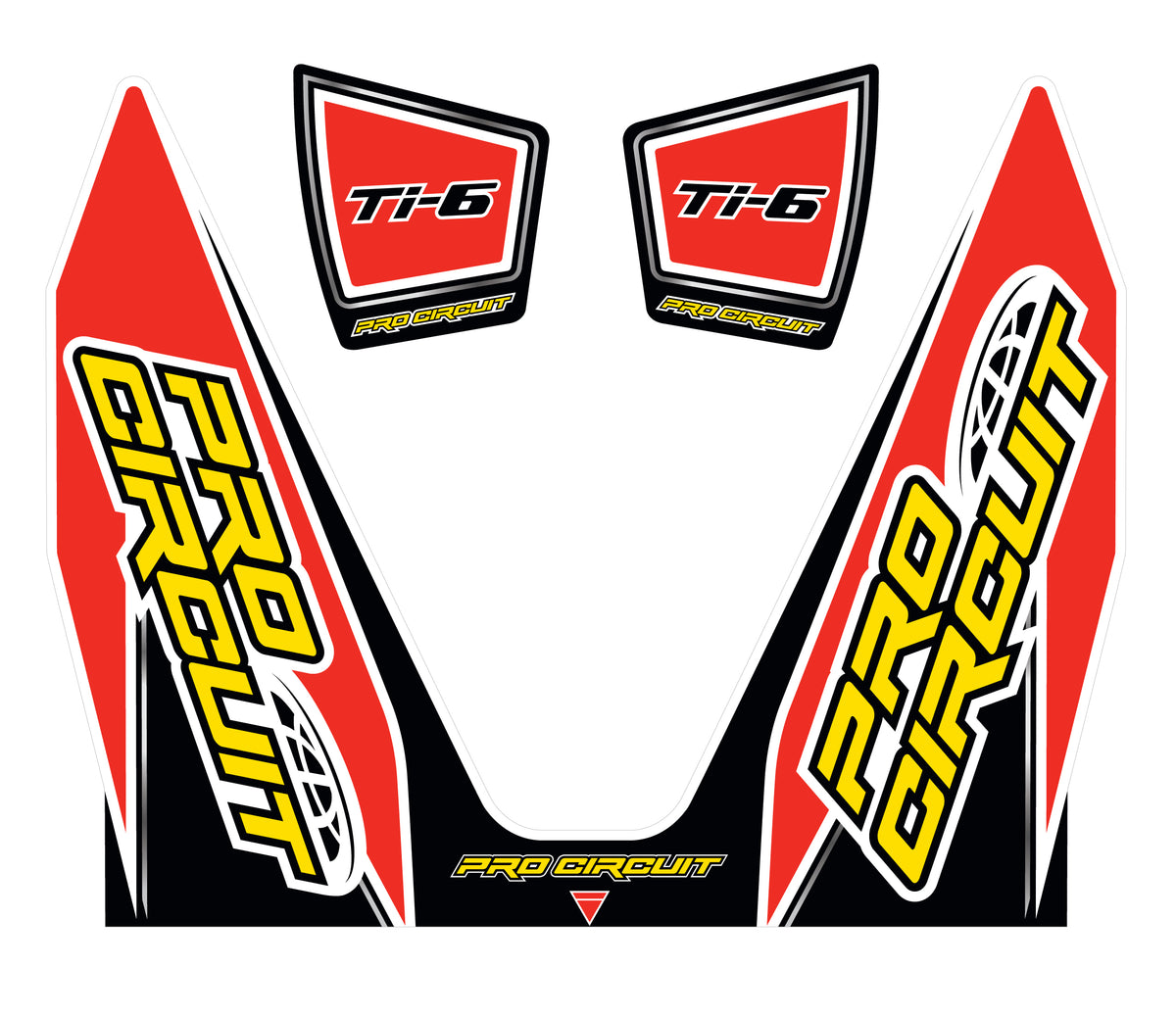 PRO CIRCUIT Muffler Sticker Kit - DC14TI6