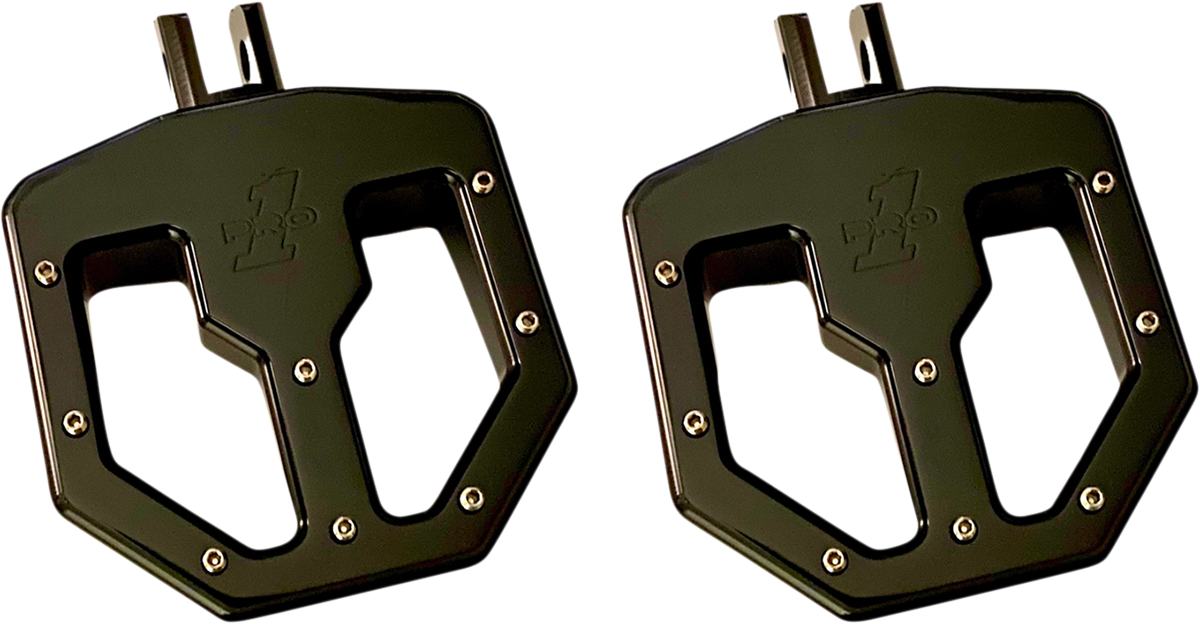 PRO-ONE PERF.MFG. BMX Mini Pegs - BMX Mini Peg / Black 1620-2331