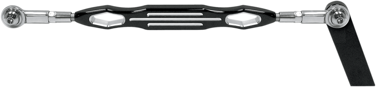 PRO-ONE PERF.MFG. Gear Shift Linkage Rod - Shift Linkage / Ball Milled / Black 1601-0380