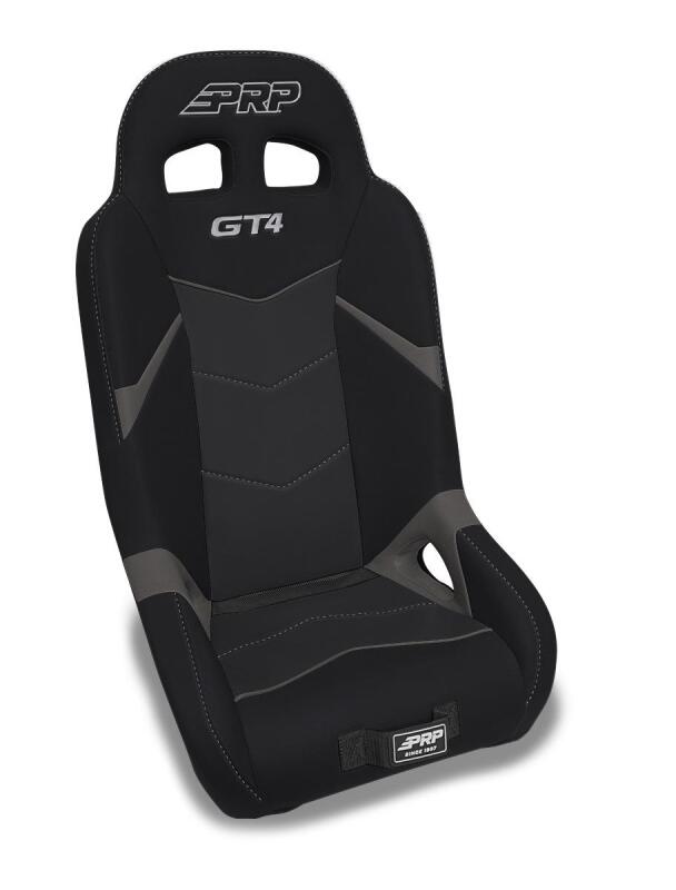 PRP Seats PRP 2015-2023 Polaris RZR XP4 1000 GT4 Rear Suspension Seat - Black/Gray - AU63008-POR1K-203