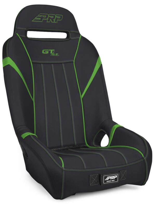 PRP Seats PRP GT/S.E. Suspension Seat - Black/Green - A5701-PORXP-W