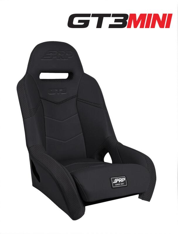 PRP Seats PRP GT3 Mini Suspension Seat - Black/Black - A7101-201