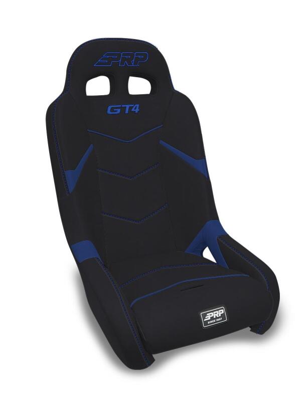 PRP Seats PRP Polaris RZR/Can-Am Maverick GT4 Suspension Seat - Black/Blue - AU63001-PORXP-206