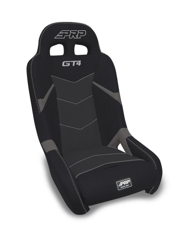 PRP Seats PRP Polaris RZR/Can-Am Maverick GT4 Suspension Seat - Black/Gray - AU63001-PORXP-203