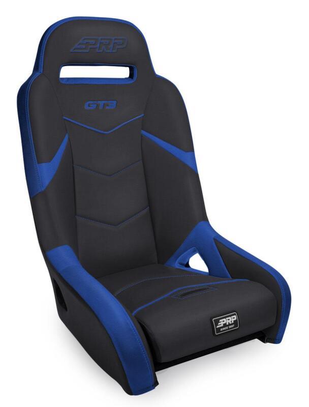 PRP Seats PRP Polaris RZR PRO XP/PRO R/Turbo R GT3 Suspension Seat- Black/Blue - A7301-PORXP-V