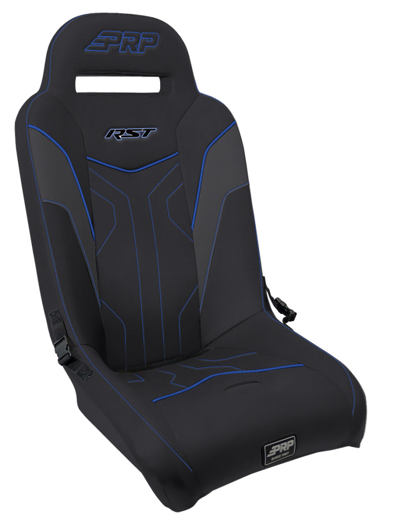 PRP Seats PRP Polaris RZR PRO XP/PRO R/Turbo R RST Suspension Seat- Black/Blue - A4101-PORXP-V