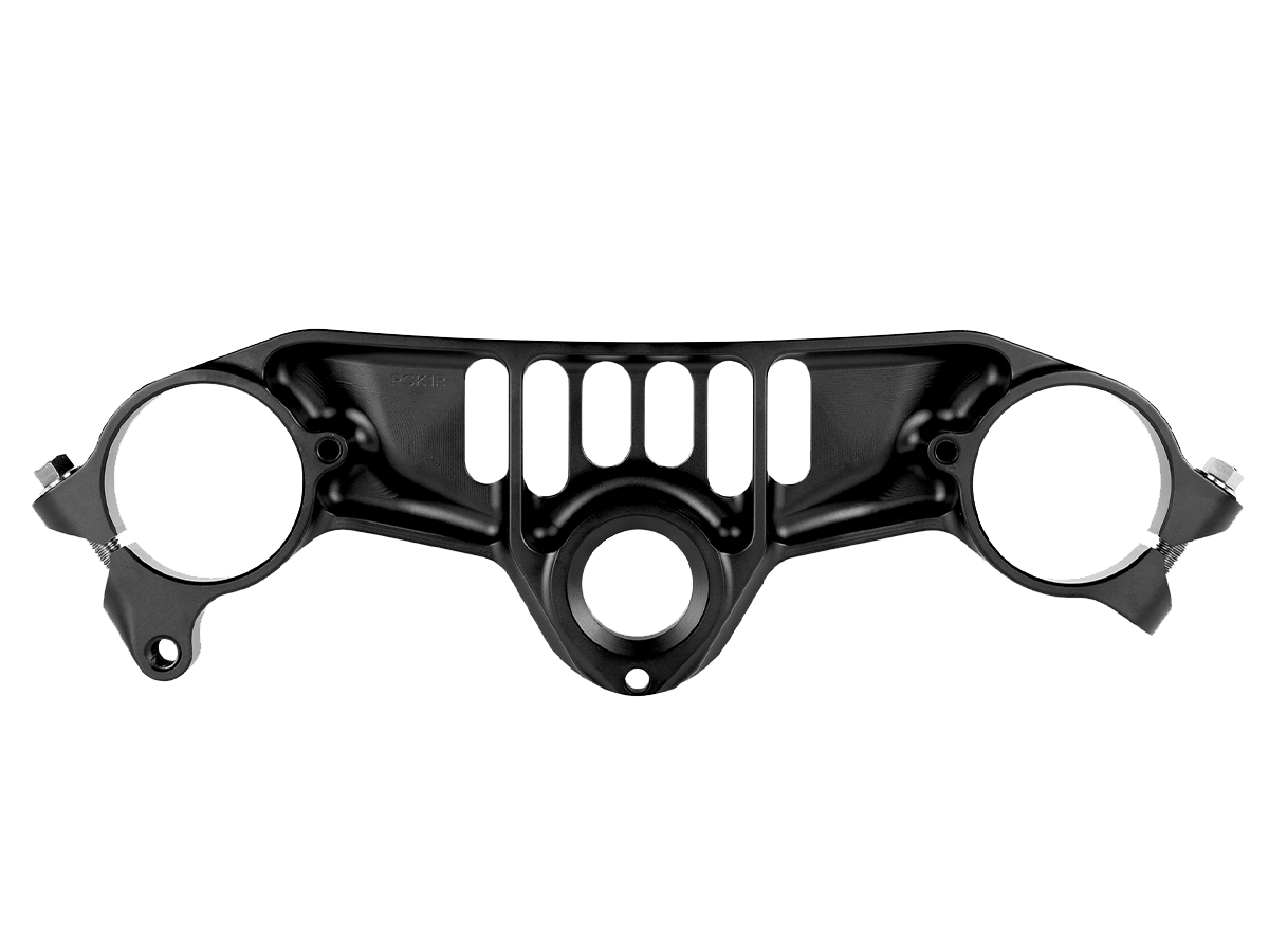 Bonamici Triple Tree Clamp Kawasaki Ninja ZX-10R (Black) (Race) (2021+)