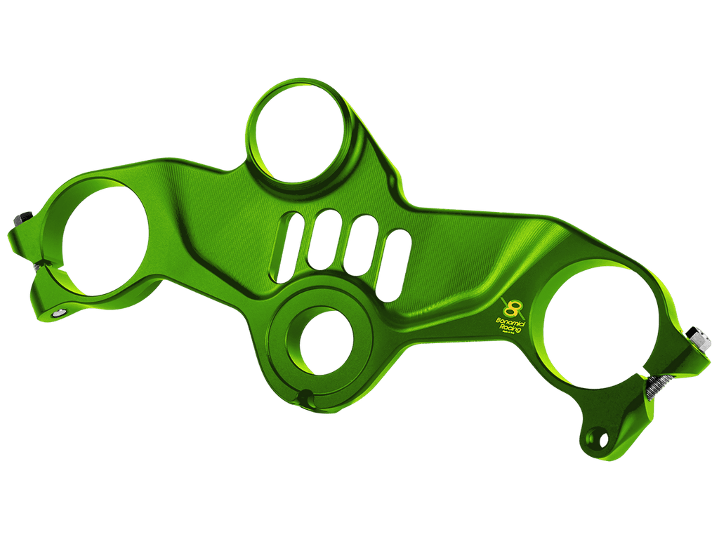 Bonamici Triple Tree Clamp Kawasaki Ninja ZX-10R (Green) (Street) (2021+)