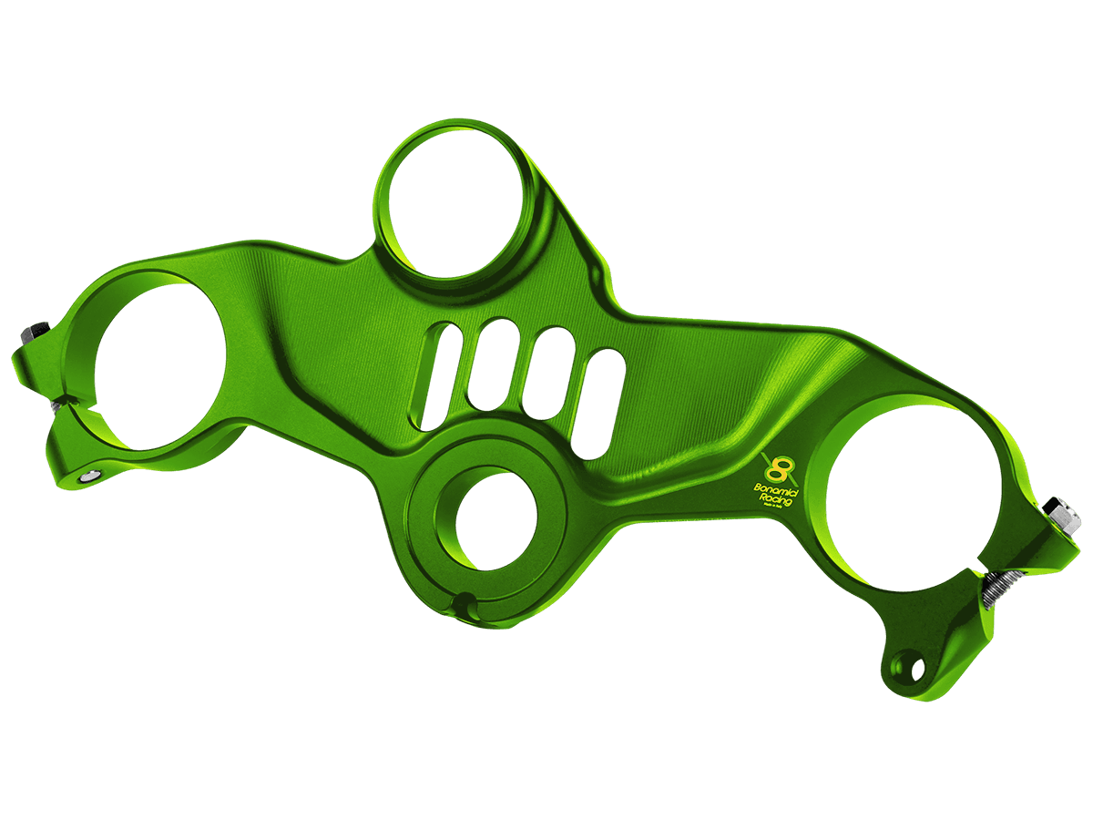 Bonamici Triple Tree Clamp Kawasaki Ninja ZX-10R (Green) (Street) (2021+)