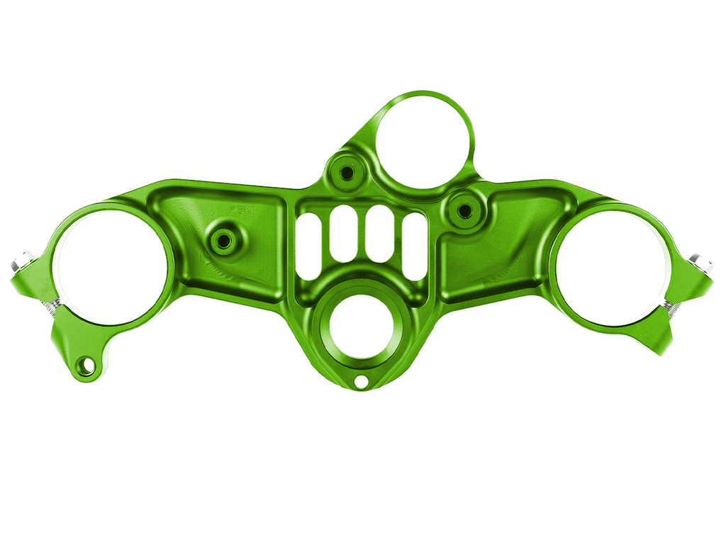 Bonamici Triple Tree Clamp Kawasaki Ninja ZX-10R (Green) (Street) (2021+)