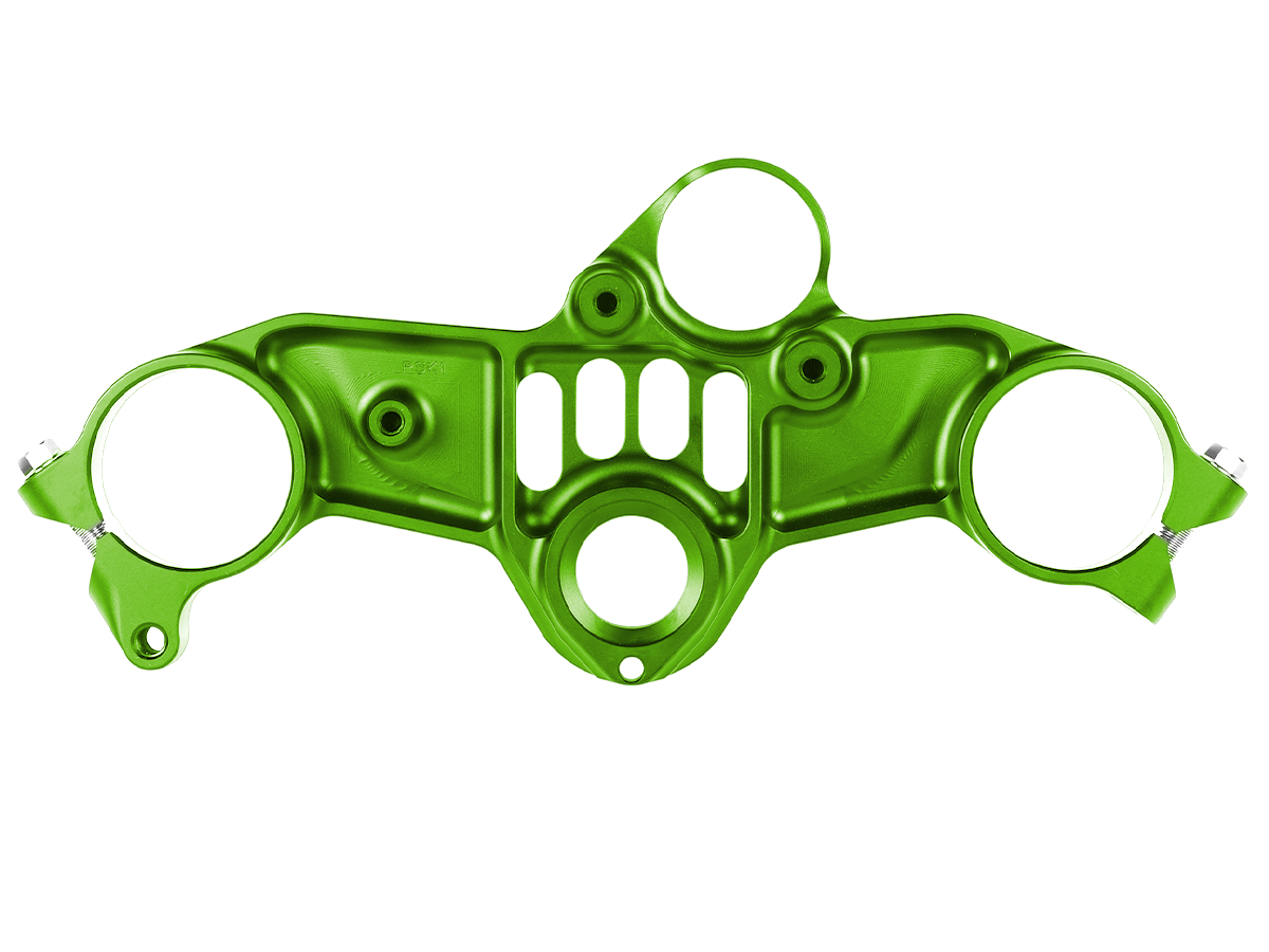 Bonamici Triple Tree Clamp Kawasaki Ninja ZX-10R (Green) (Street) (2021+)