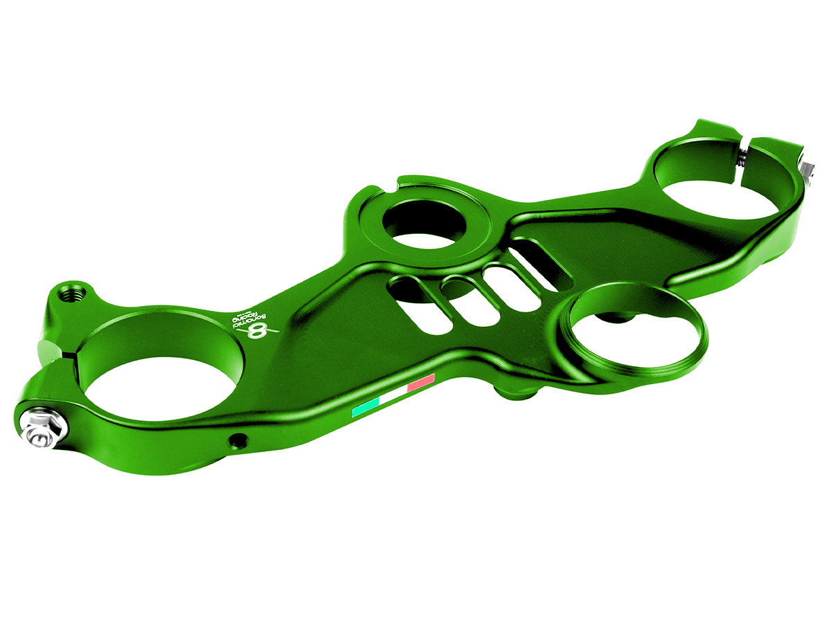 Bonamici Triple Tree Clamp Kawasaki Ninja ZX-10R (Green) (Street) (2021+)