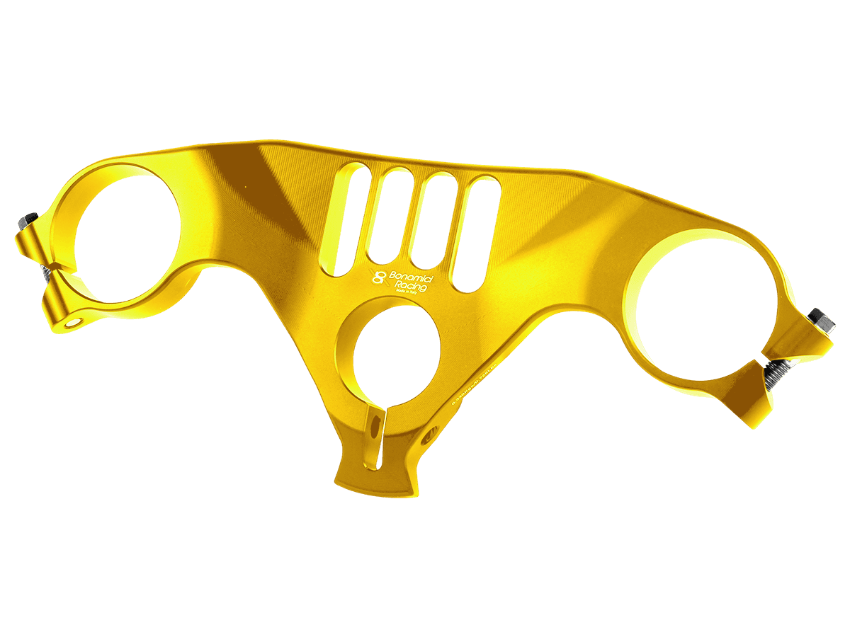Bonamici Triple Tree Clamp Ducati Panigale V2 (SingleArm Rear) (Gold)